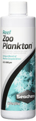 Seachem Reef Zooplankton 250 ml, etiqueta clara para identificar fácilmente el producto.