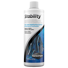 Seachem Stability botella vertido: estabiliza biofiltro para acuarios.