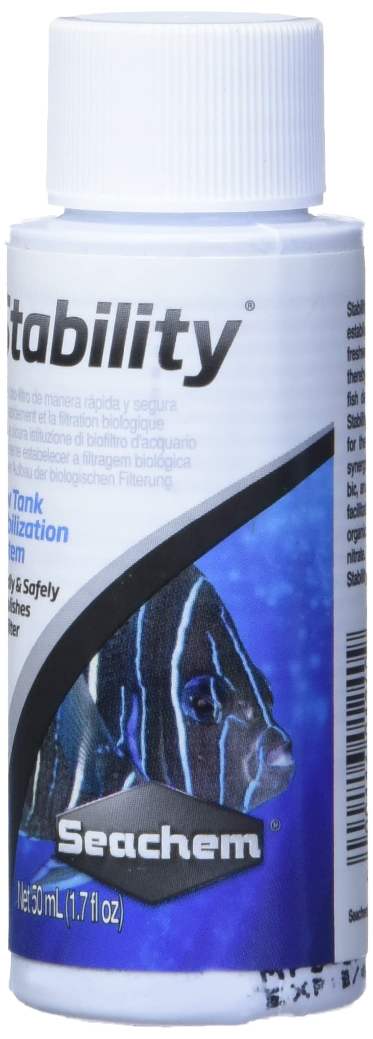 Seachem Stability, dosis primer día, inicia la estabilización del acuario.
