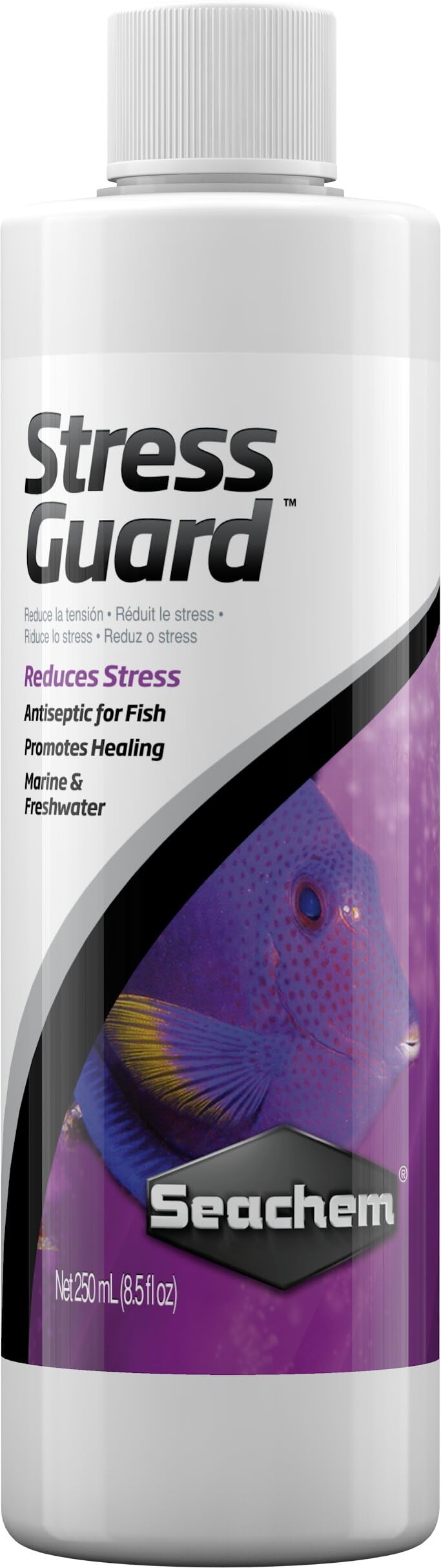 Seachem StressGuard frasco de 250 ml para protección de la mucosa de los peces