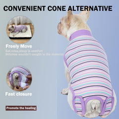 Sebidtco traje recuperación para perros pullover fácil de poner y quitar