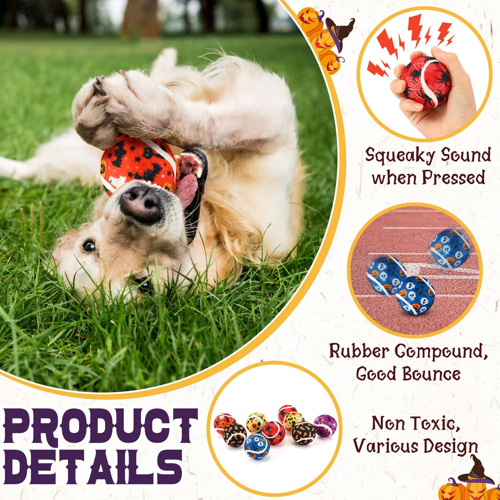 Seenelling diseños Halloween para perros, juego colorido y festivo durante el paseo.