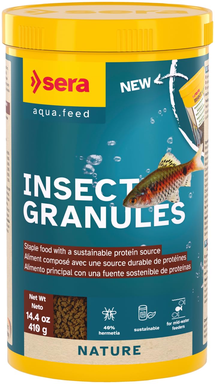 Sera Insect Granules: bote de 1000 ml para peces ornamentales.