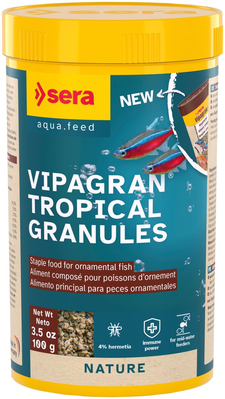 Sera Vipagran granules en envase de 250 ml para dosificación diaria
