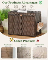 SETVSON caja-arena ventilada con mat: facilita limpieza y reduce desorden.