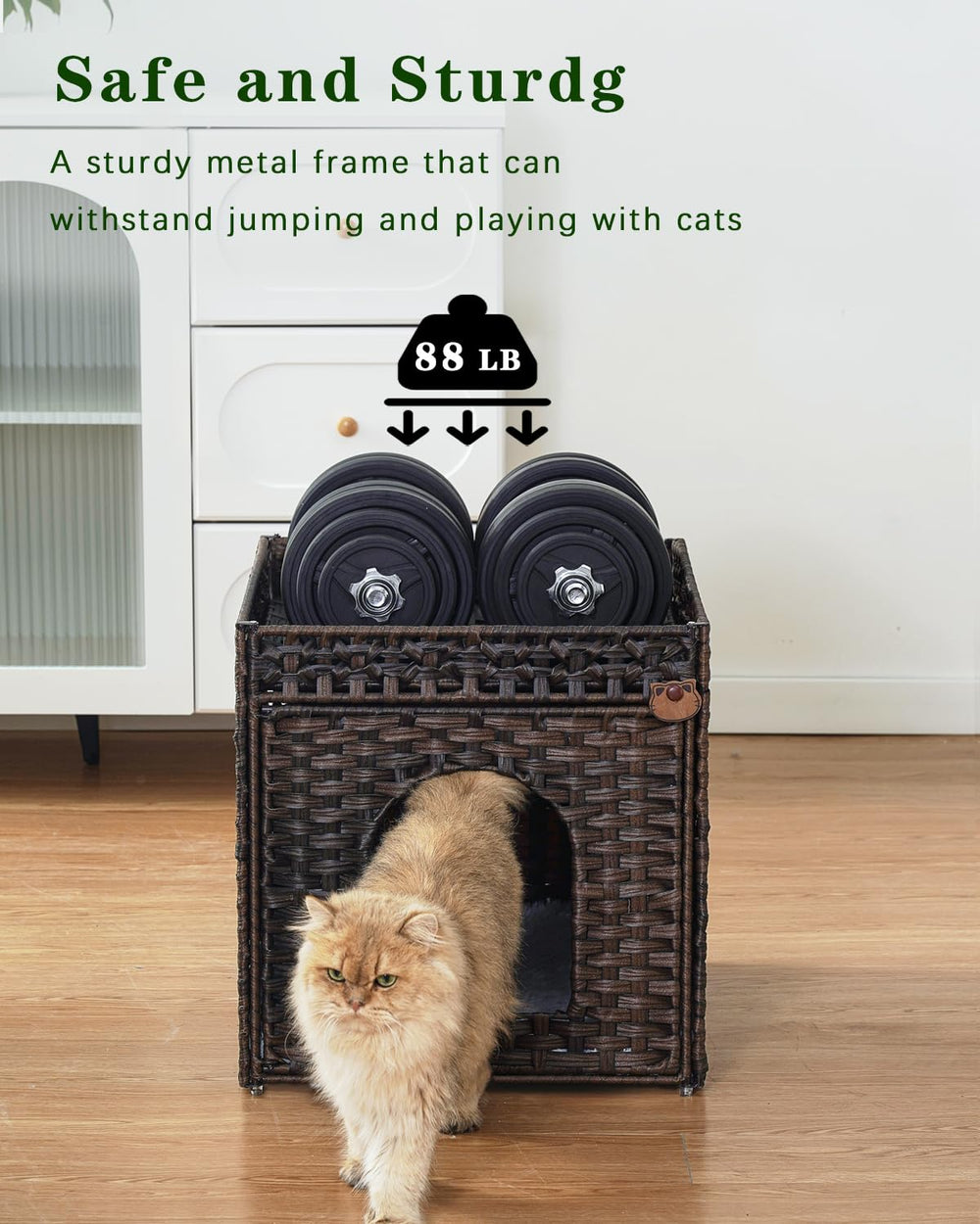 SETVSON cojines-doble-cara-cama-gato cojines reversibles para comodidad diaria