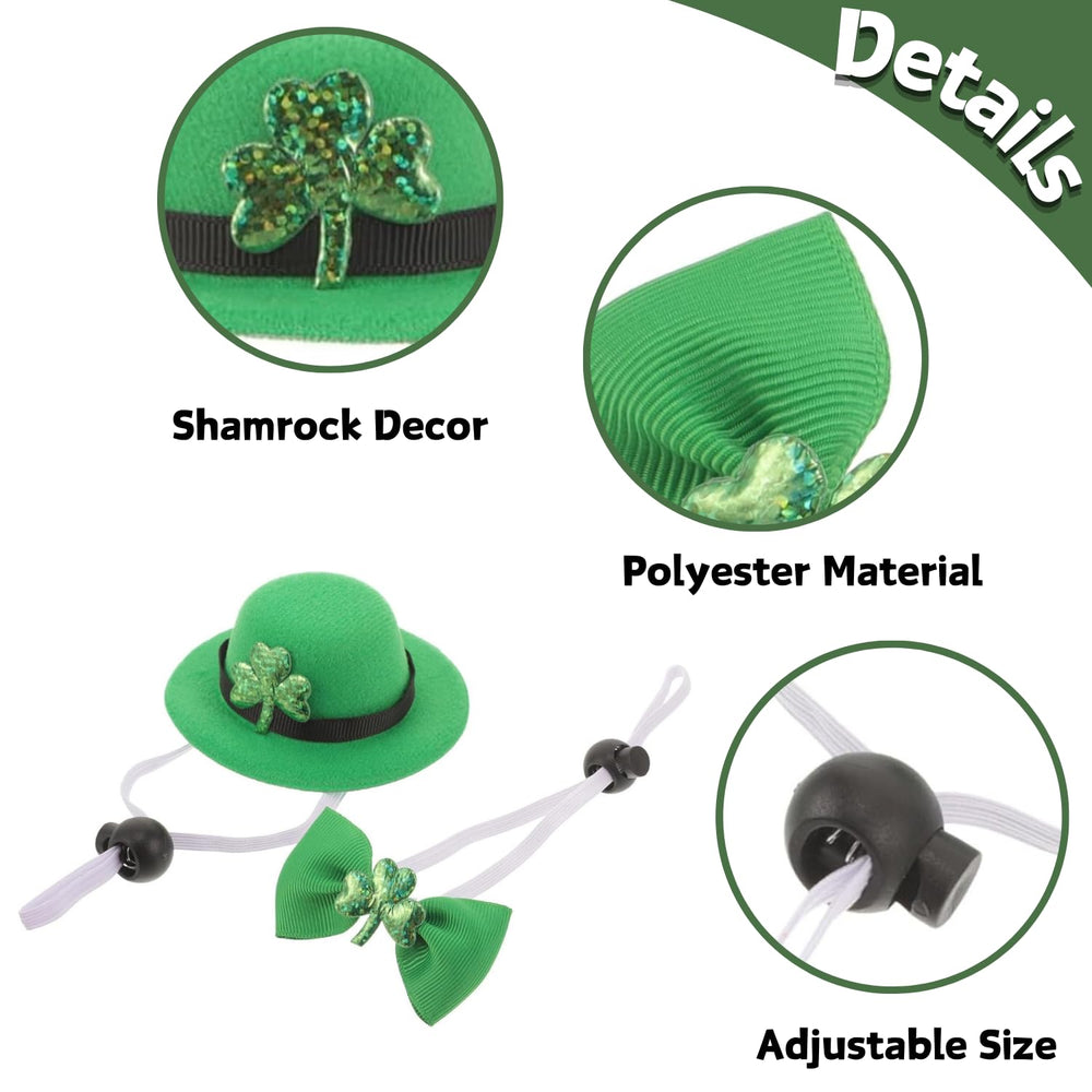 SEZDEKI adornos trebol verde para disfraz de mascotas.