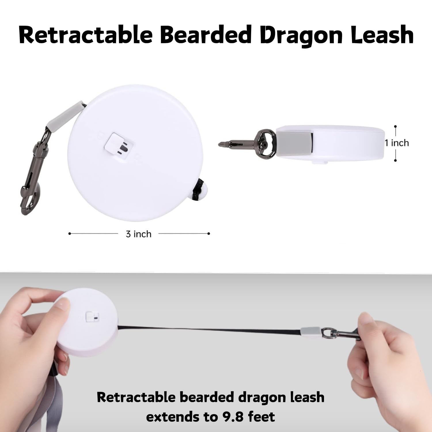 SEZDEKI arnés dragón barbudo talla grande, protección suave para el pecho durante caminatas