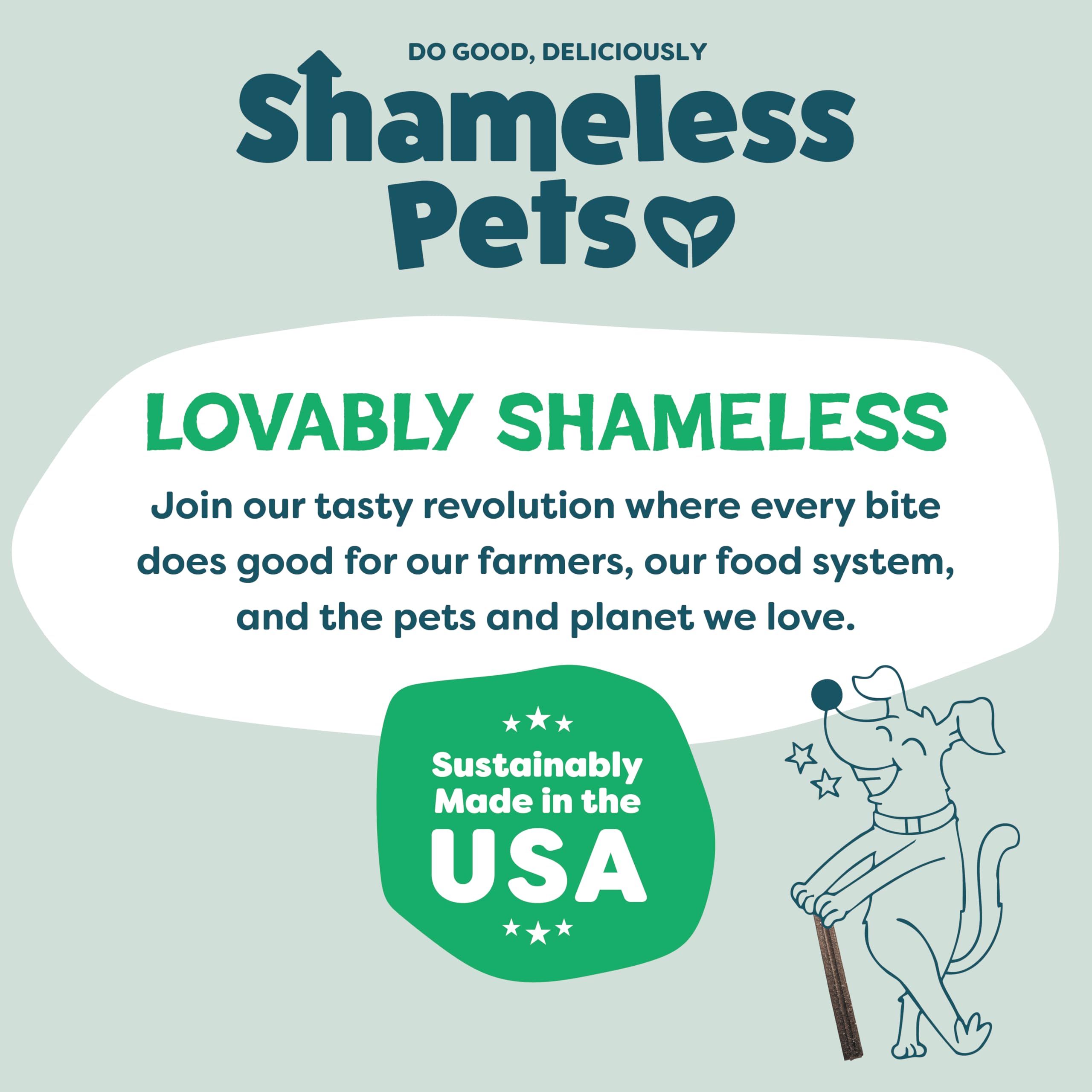 Shameless Pets A Cluck A Day paquete de 8 palitos dentales