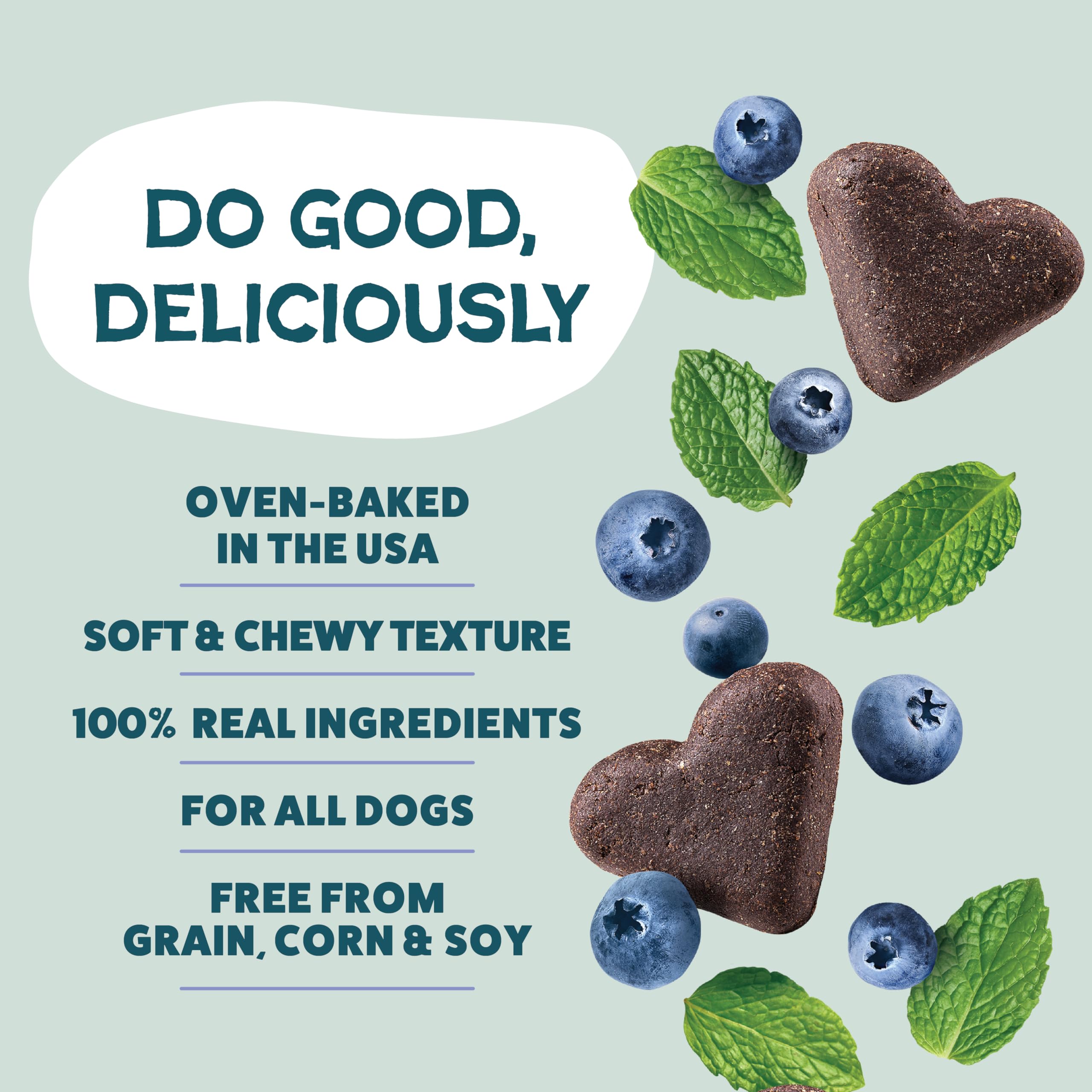 Shameless Pets con antioxidantes para inmunidad, sabor arándano y menta.