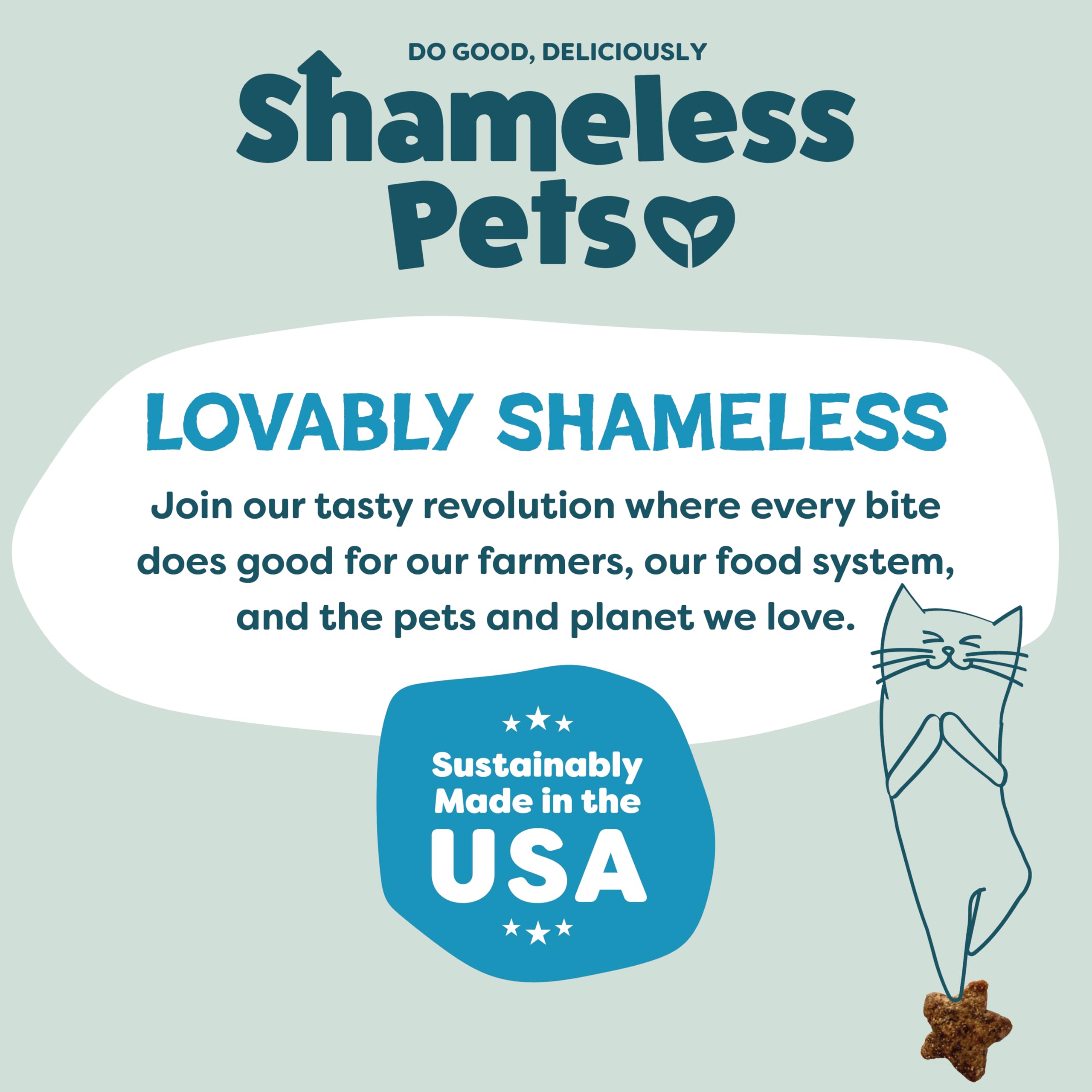 Shameless Pets Bolsa 2.5 oz: porciones prácticas para el momento de masticar.
