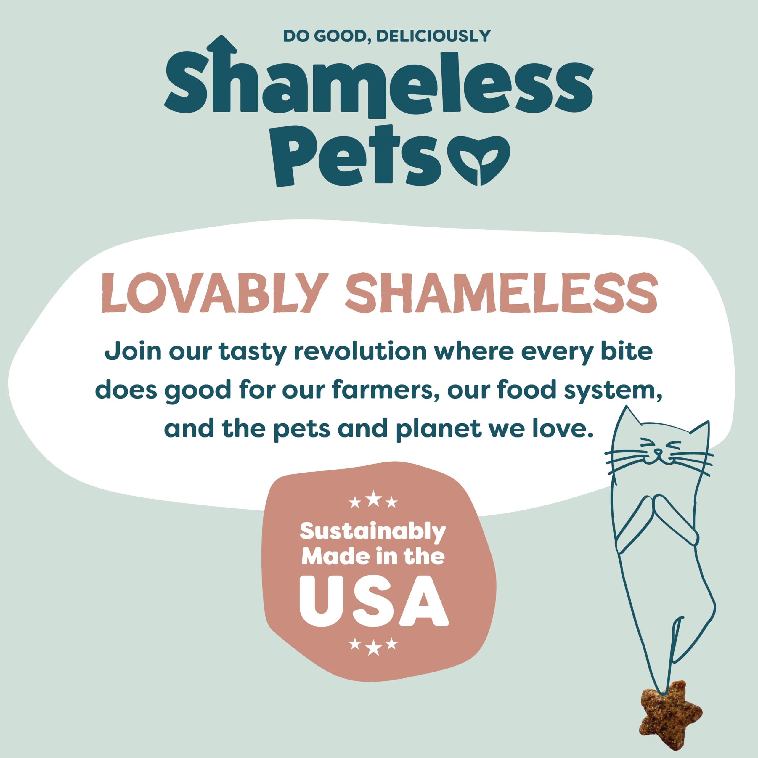 Shameless Pets – équilibre digestif possible grâce à la formulation.