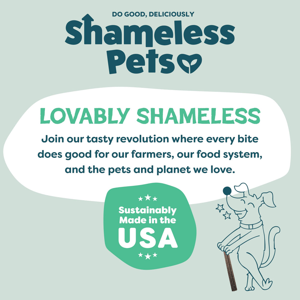 Shameless Pets fabricado en Estados Unidos con prácticas sostenibles