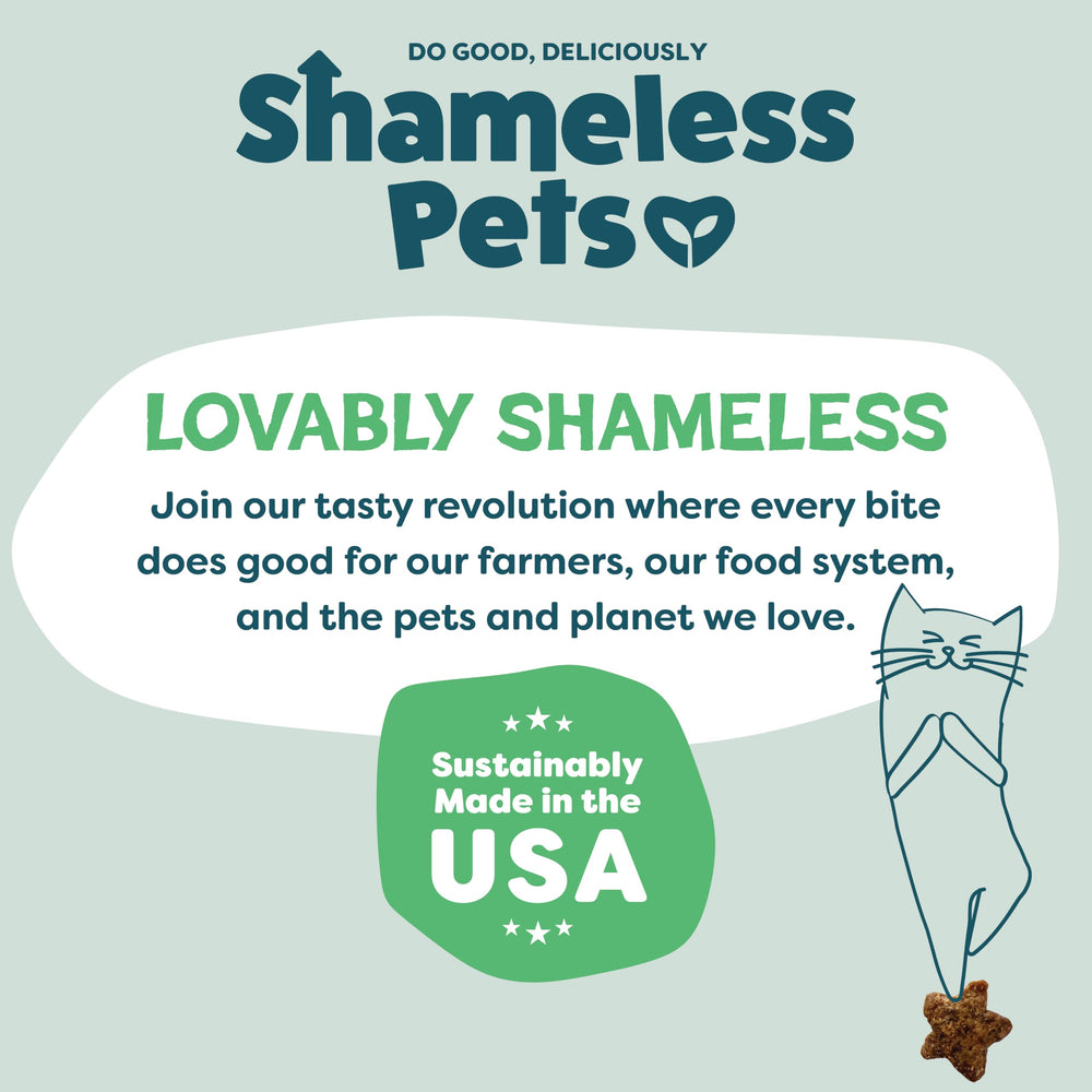 Shameless Pets: producido en Estados Unidos con prácticas sostenibles.