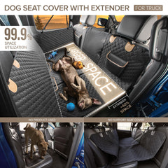 SHARLOVY funda de asiento trasero impermeable para perros, protege el interior
