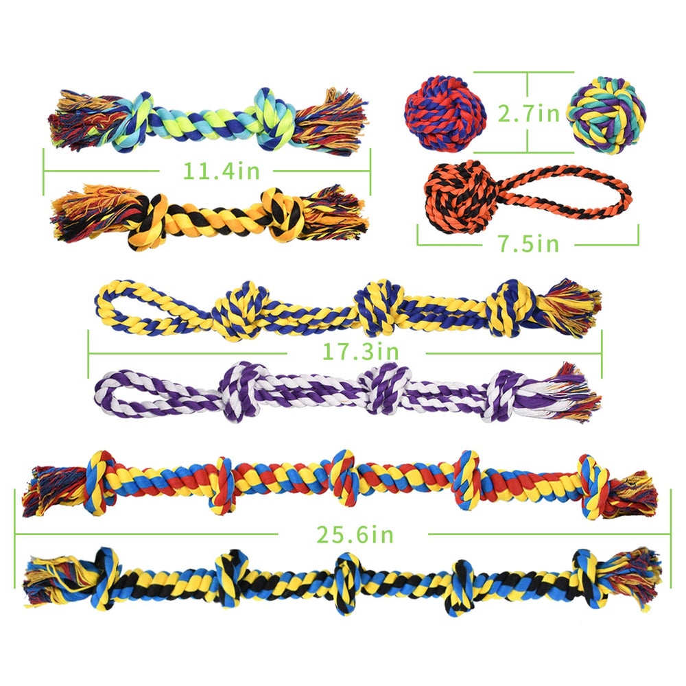 SHARLOVY juguete-cuerda-teether-grande apto para dentición