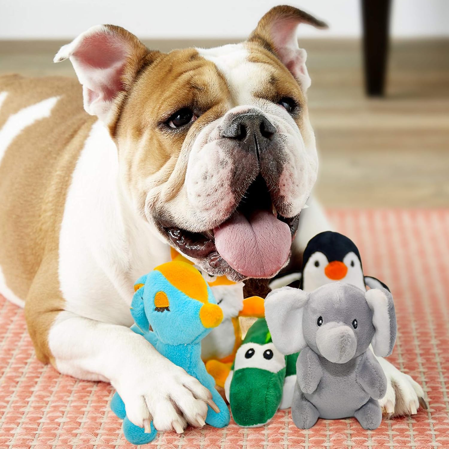 SHARLOVY juguete sonoro pato pequeño para juego diario.
