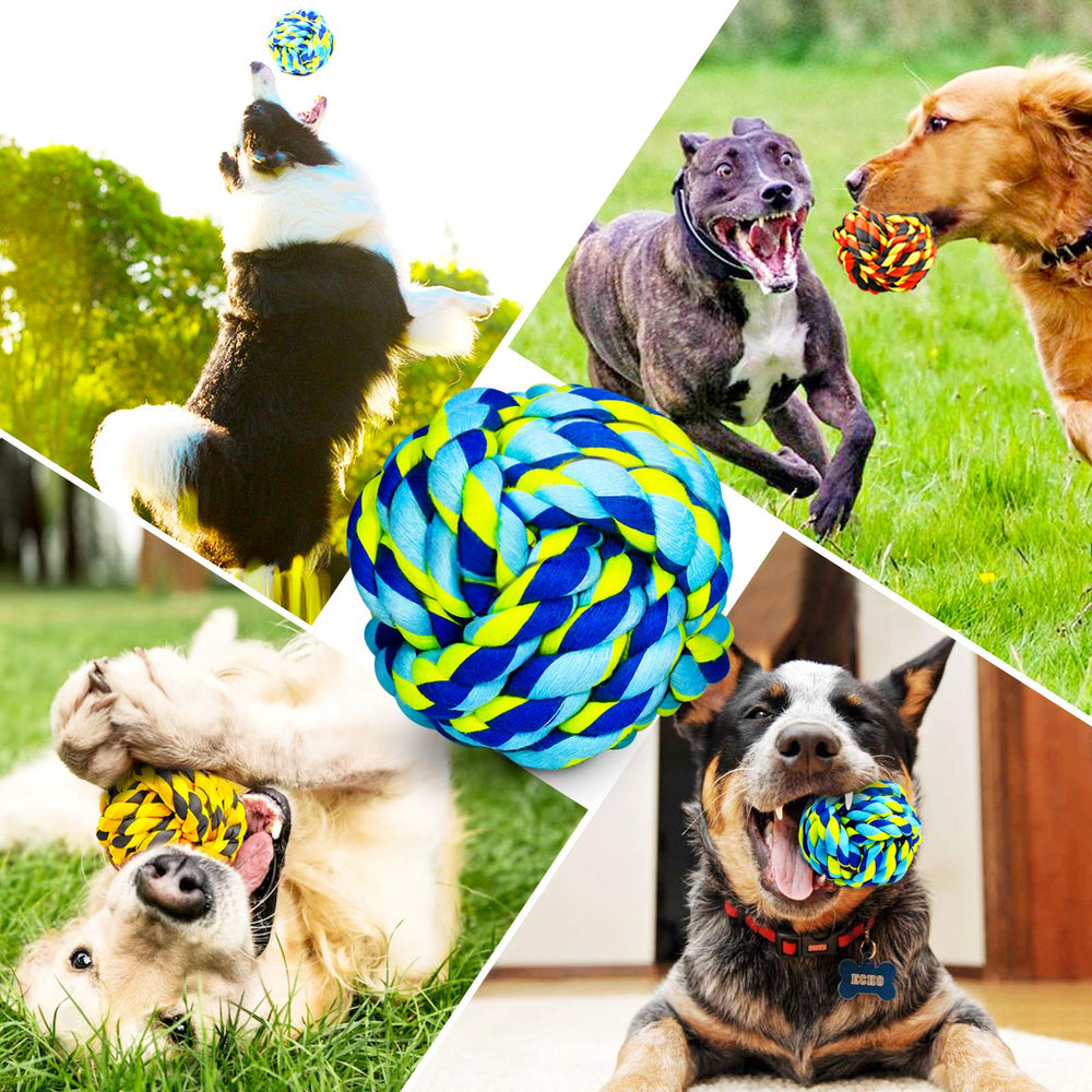 Pelota dura SHARLOVY para perros agresivos, resistencia para masticación intensa.