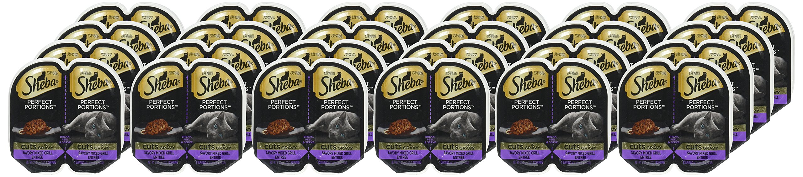 Cortes suculentos en salsa de Sheba, textura atractiva para gatos