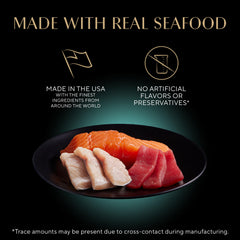 Sheba Perfect Portions cortes de salmón sostenible en salsa, proteína premium