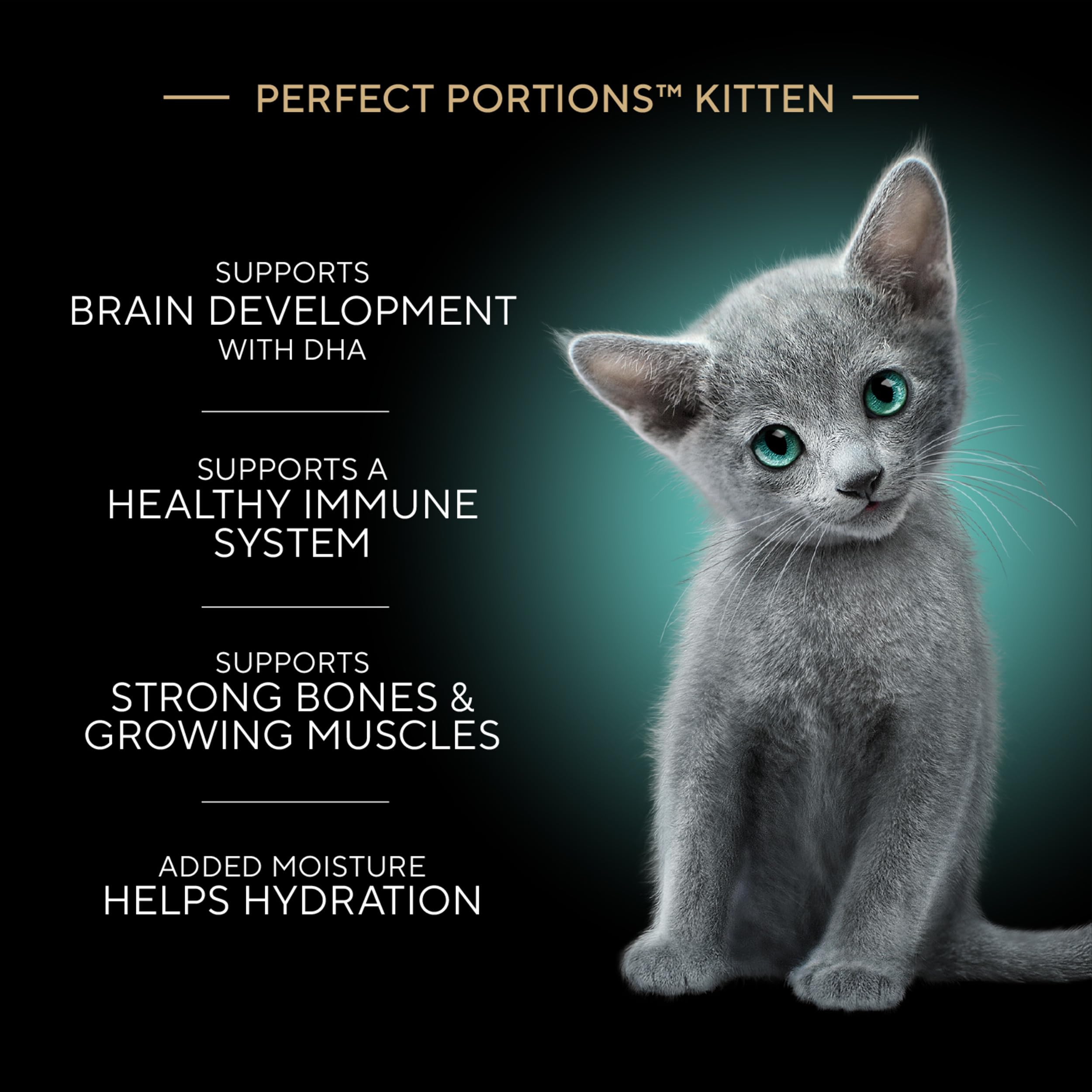 Paté de pavo de Sheba en porciones perfectas para gatitos