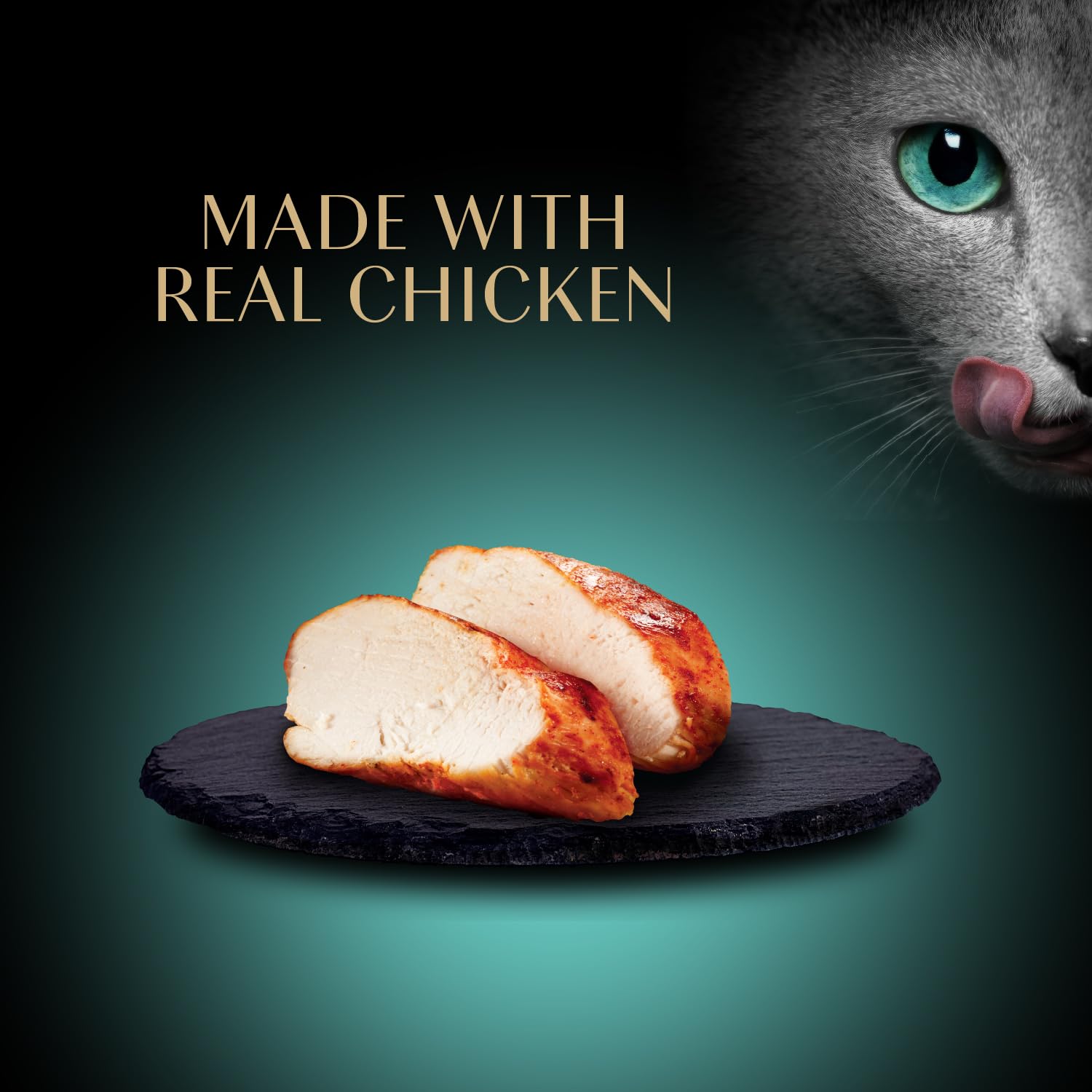 Presentación exprimible de Sheba Premium Puree Gato, snack saludable.