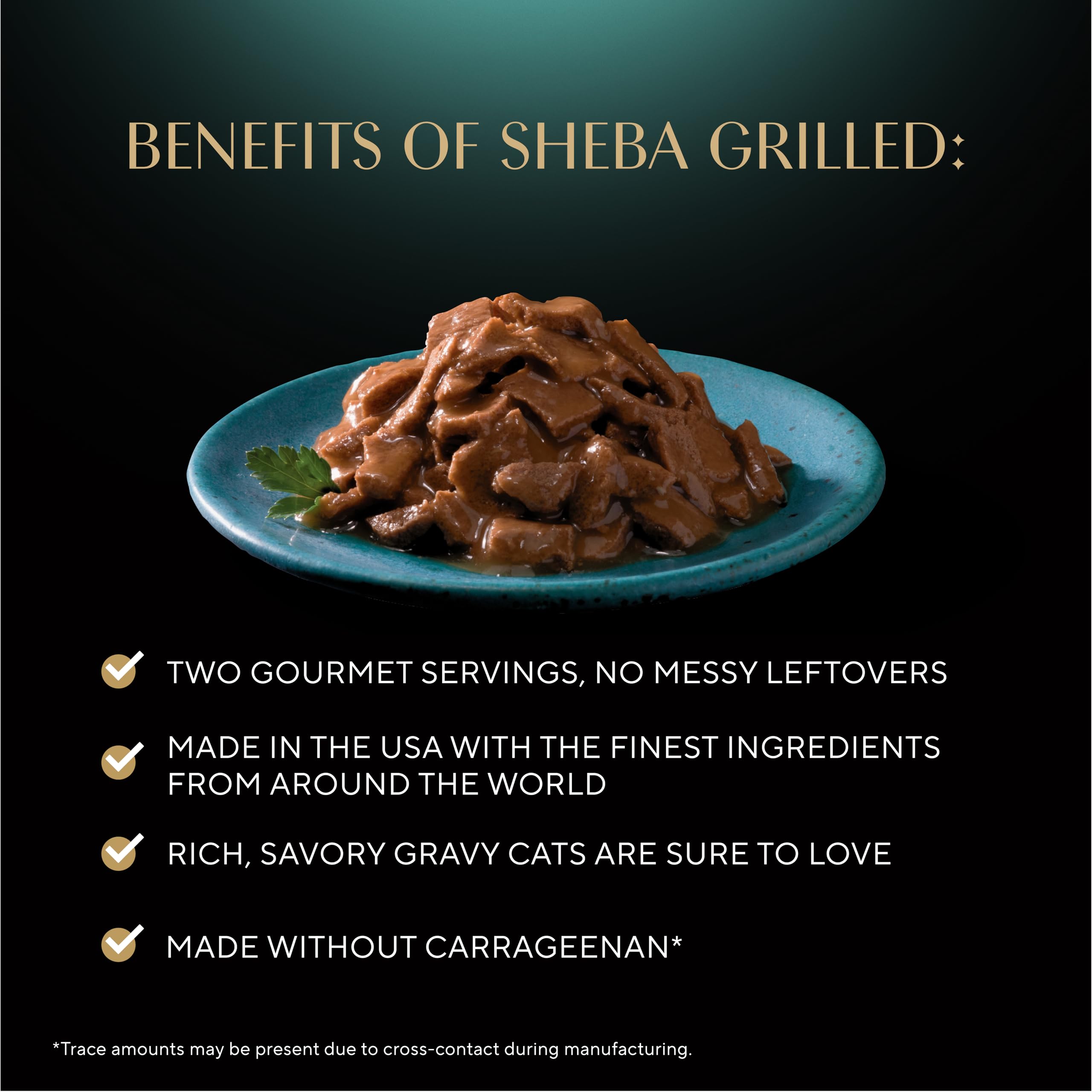 Sheba salmón real en tiras delicadas en salsa.