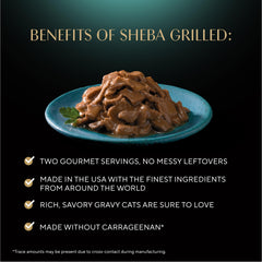 Sheba trozos de atún tierno en salsa espesa ofrecen sabor gourmet.
