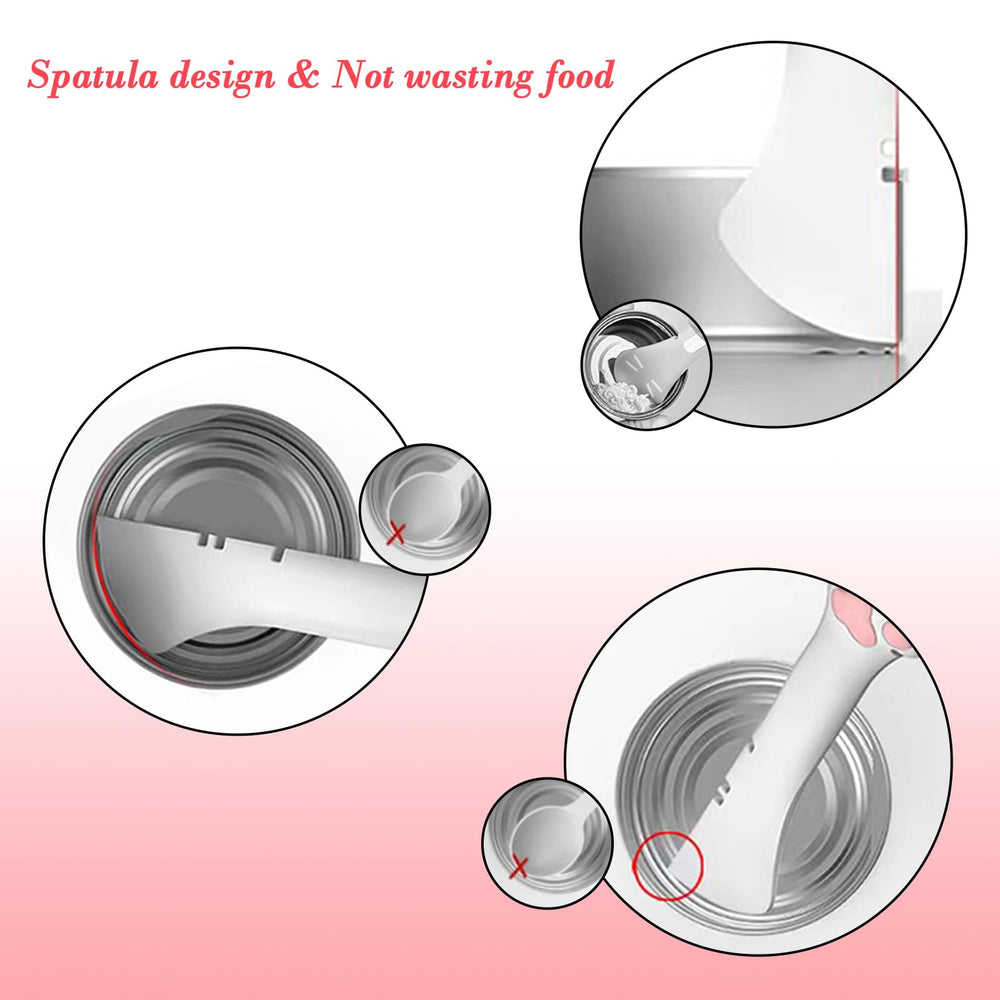 Cuchara mini espátula de Sheldamy, ideal para porciones pequeñas