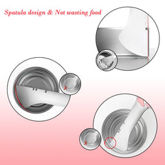 Cuchara mini espátula de Sheldamy, ideal para porciones pequeñas