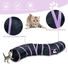 Sheldamy tunel gato: bola de juego colgante para estímulo.