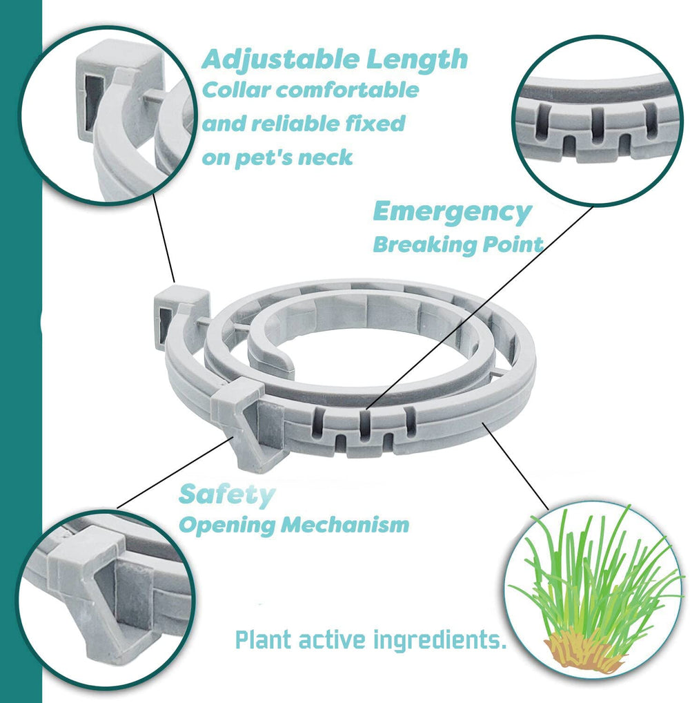 Collar ShengKou impermeable para gatos en lluvia o baño