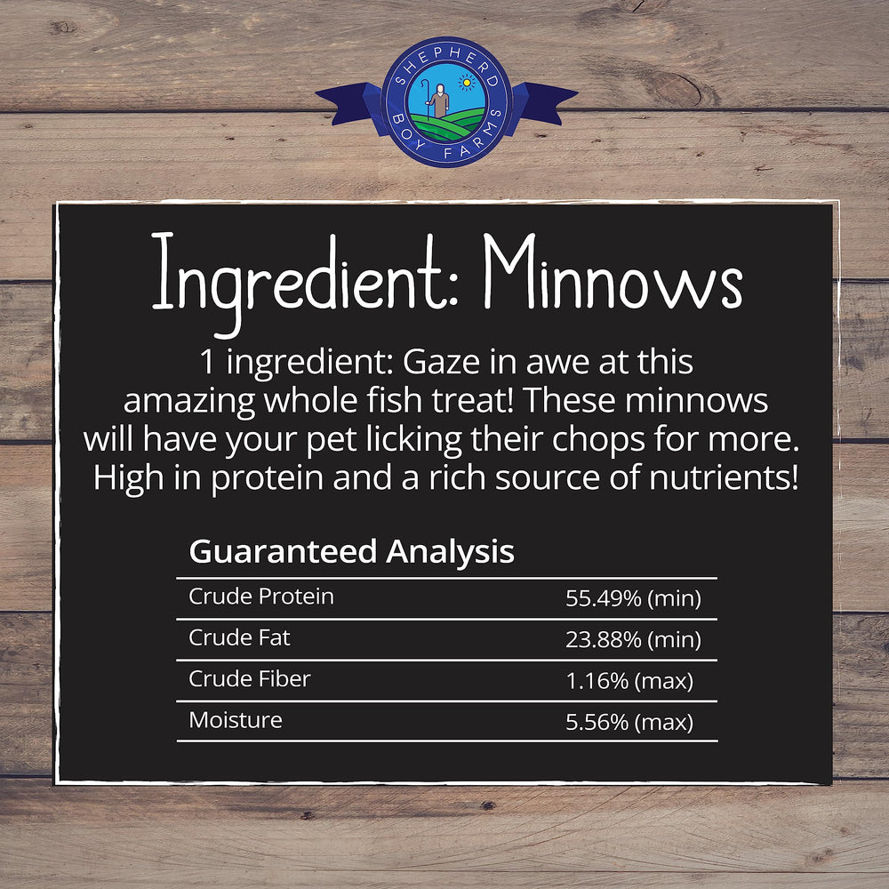 Granja de Indiana: origen de las Minnows liofilizados de Shepherd Boy Farms