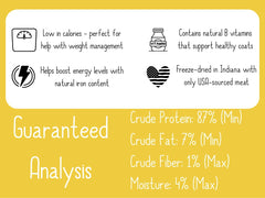 Ingrediente-unico de Shepherd Boy Farms: snack de pollo para entrenamiento.