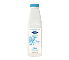Shepherd Boy Farms Leche de cabra liofilizada con probióticos para mascotas.