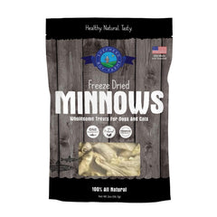 Minnows liofilizados de Shepherd Boy Farms para perros y gatos, alto contenido proteico