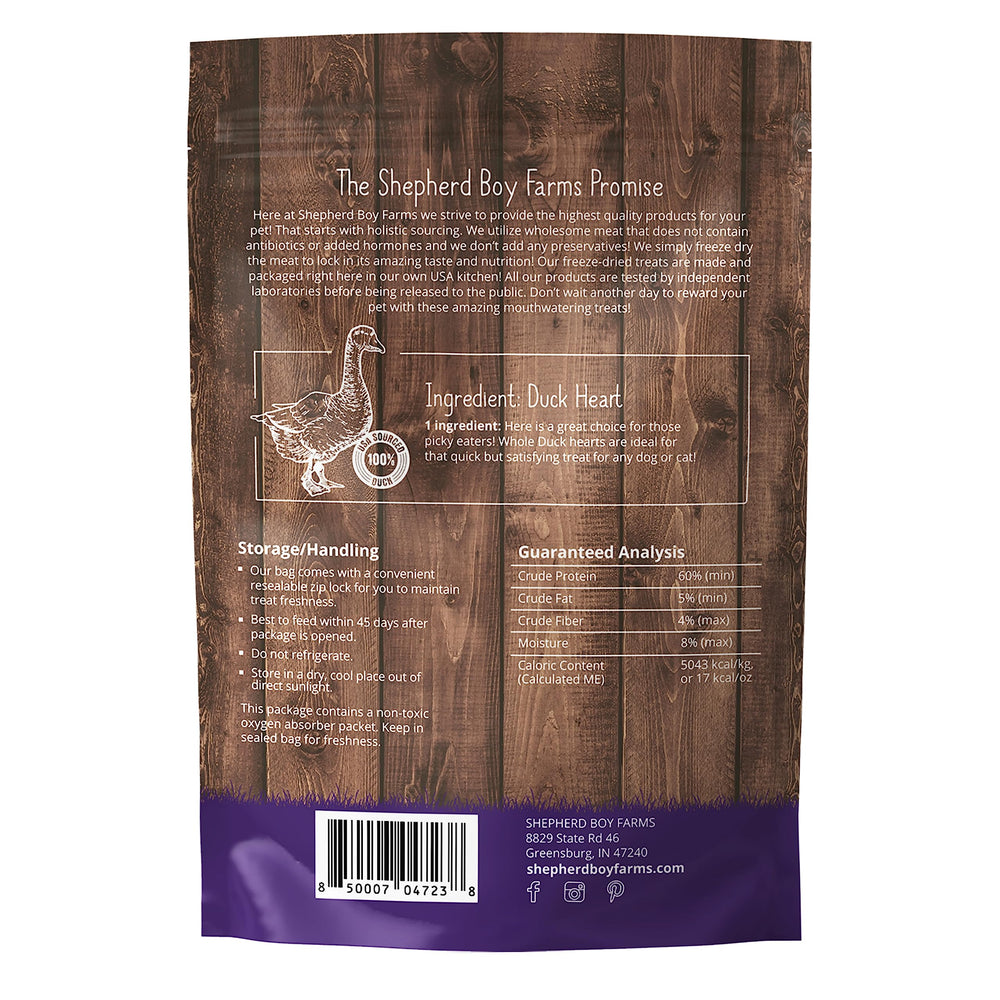 Shepherd Boy Farms proceso-freeze-dried, conservando nutrientes y sabor.