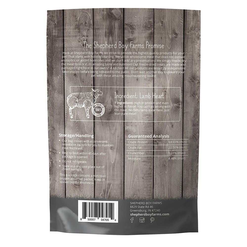 Sin gluten en los premios de Shepherd Boy Farms, snack natural para mascotas.