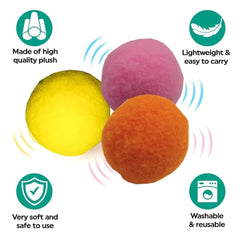 Shizhoo pom pom en colores variados: estimula la vista y el juego interactivo