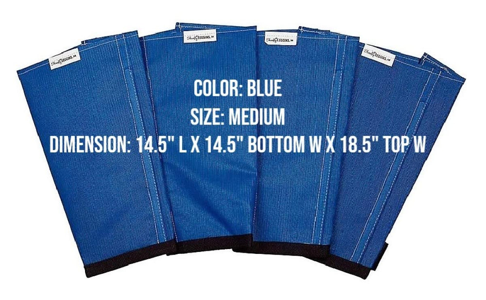 SHOOFLY Leggins azul, cierre de velcro duradero para ajuste seguro durante el entrenamiento