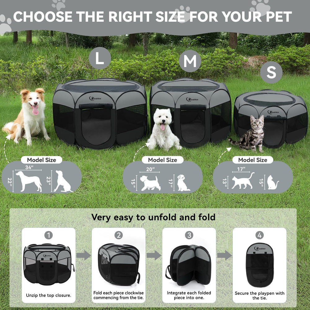 Siedihit corral multiusos para gatos perros y conejos