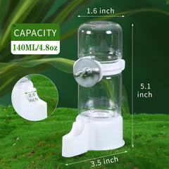 Dispensador de agua Sienle para aves con botella transparente para ver niveles