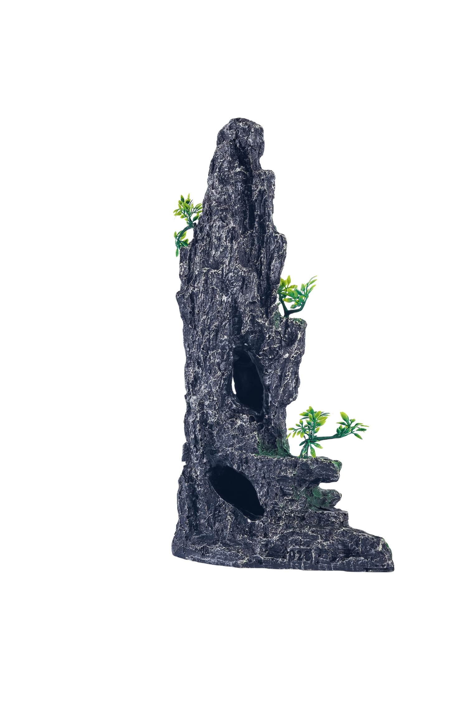 SiissaPeksid zona con casa en árbol y cueva para acuario grande interés visual