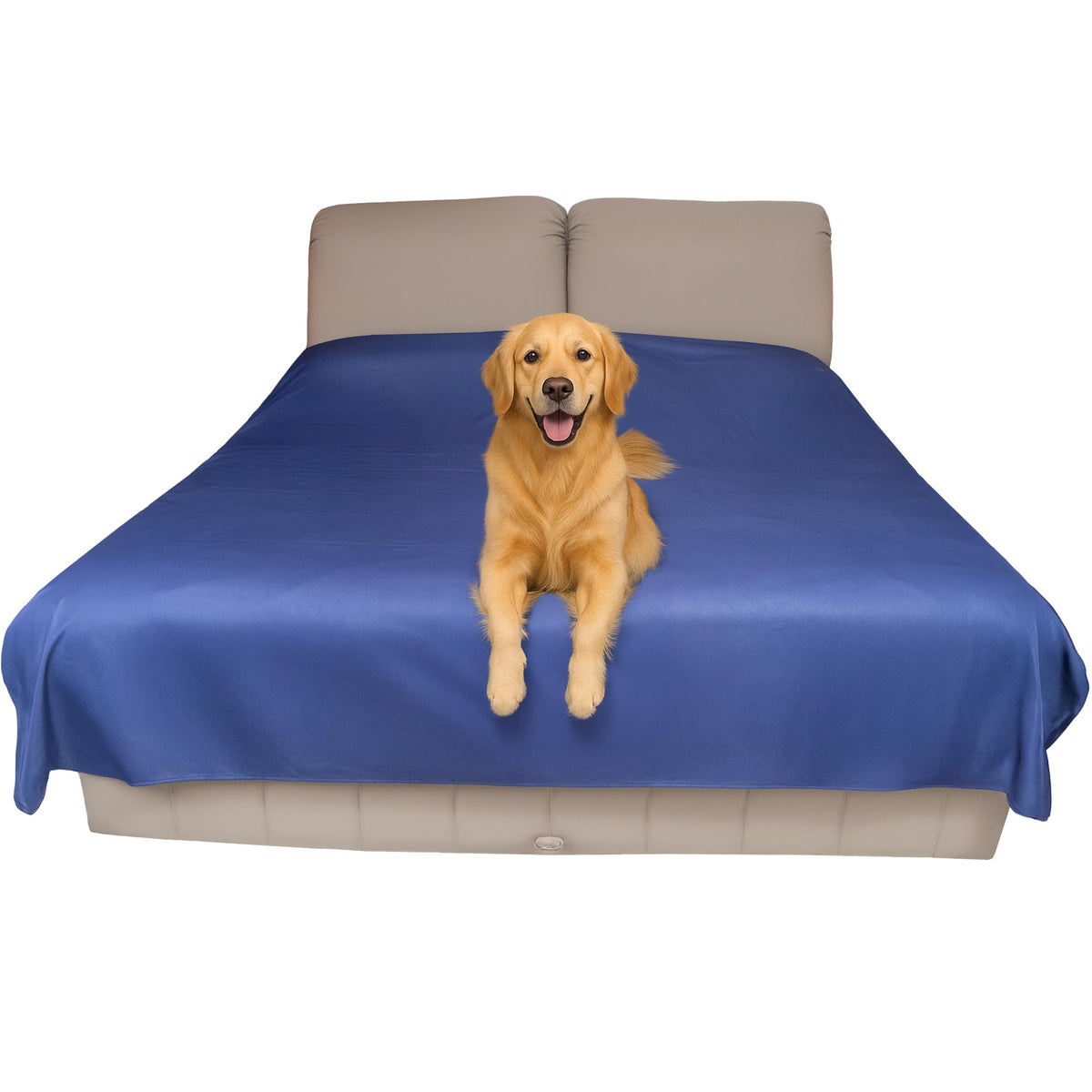 Cobertor cama impermeable dos tonos de SILLY LEGACY protege pelos y derrames