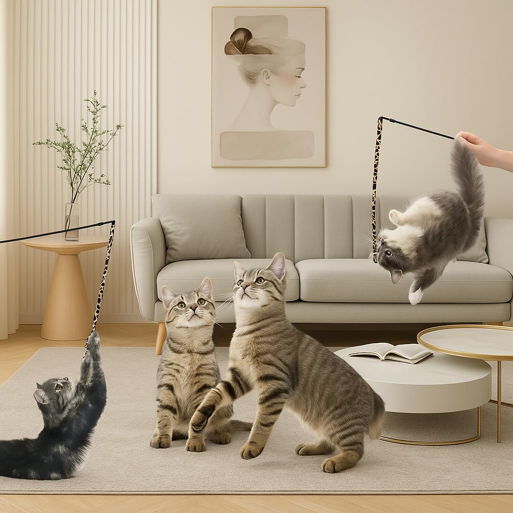 SilqueSense pelotas crujido, entretenimiento seguro para gatos en interiores.