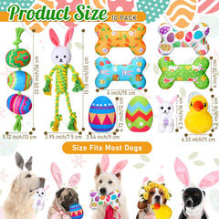 SilTriangle Juguete cuerda conejo Pascua, perfecto para tirar y jugar