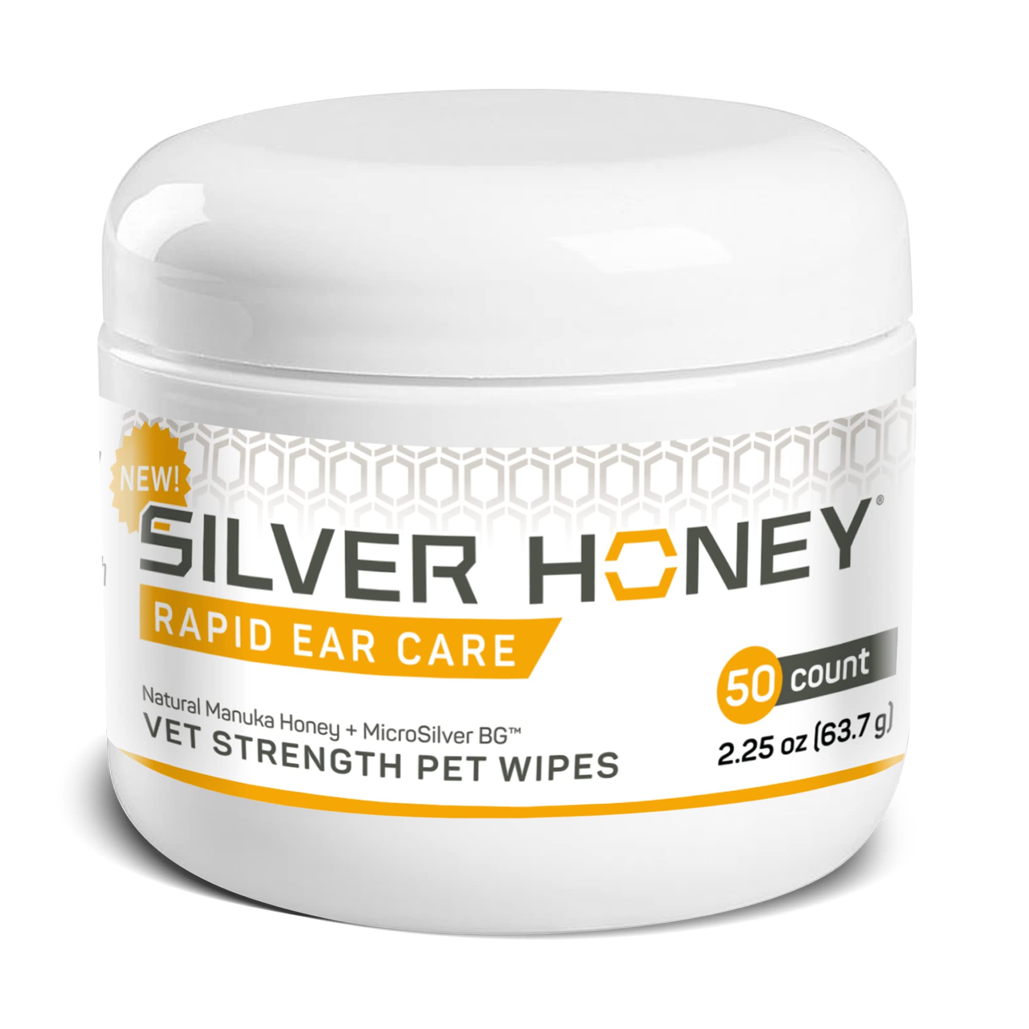 Silver Honey toallitas orejas rápidas: limpieza segura del exterior.