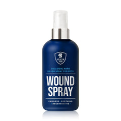 Spray SilverMD para heridas en mascotas, alivio suave para piel irritada.