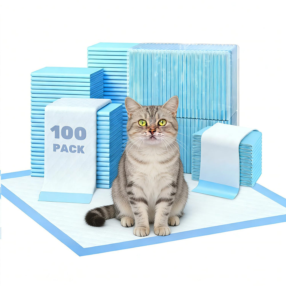 Simple Deluxe: almohadillas para gatos 22x22, 100 uds, tamaño ideal para bandejas