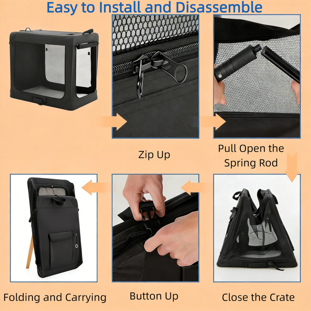 Simple Deluxe jaula portátil con asa para transporte cómodo